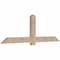 Ekena Millwork Eugene Smooth Timber Gable Bracket, Douglas Fir, 84"W x 28"H x 3 1/2"D x 5 1/2"F, 8/12 Pitch GBW084X28X0406EUG00SDF - alternate 2